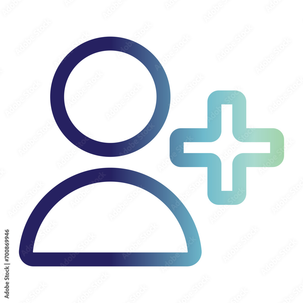 Social media icon on line gradient style Social media icon on line gradient style