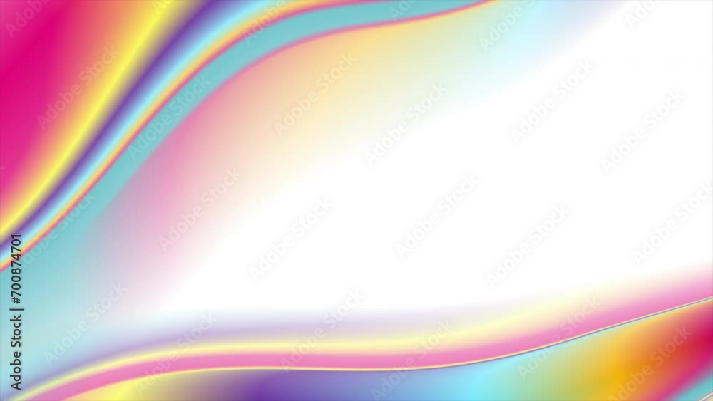 Colorful smooth thermal stripes abstract tech background. Seamless looping holographic motion design. Video animation Ultra HD 4K 3840x2160 Colorful smooth thermal stripes abstract tech background. Seamless looping holographic motion design. Video animation Ultra HD 4K 3840x2160
