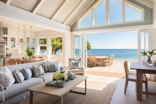A beach house haven that transports you to the heart of coastal beauty © KerXing