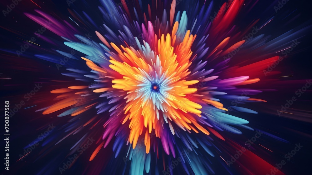 Colorful motion graphics of abstract shapes pulsating and morphing ...