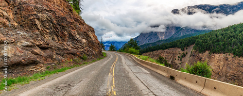 Duffey Lake Road near Lillooet, BC, Canada. Canadian Mountain Landscape photo