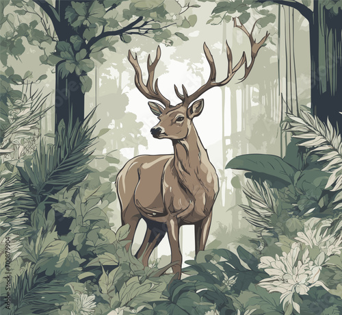 deer in the forest