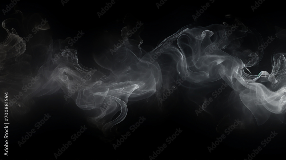 Enveloped in the mystical allure of white fog and cinematic smoke on a dark background, experience the ethereal beauty of nature's soft and mysterious embrace. Enveloped in the mystical allure of white fog and cinematic smoke on a dark background, experience the ethereal beauty of nature's soft and mysterious embrace.