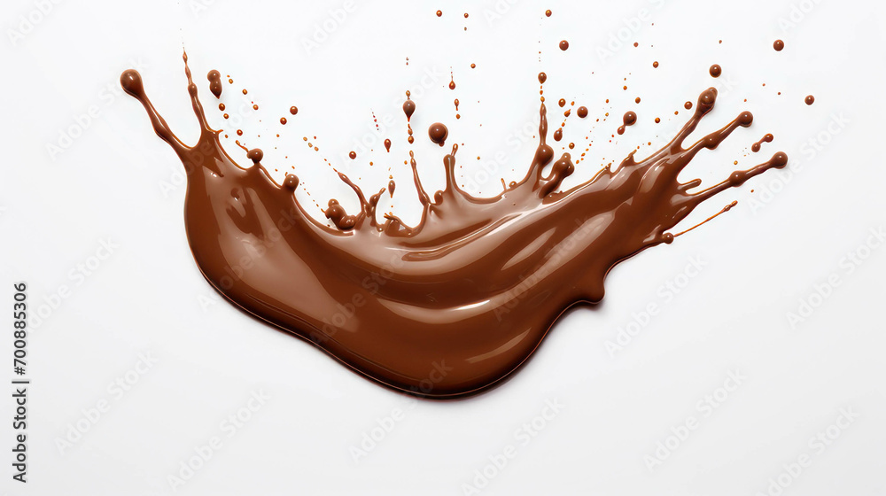 Realistic chocolate crown splash, hot coffee splash or Cocoa, 3D Rendering, 3D illustration Realistic chocolate crown splash, hot coffee splash or Cocoa, 3D Rendering, 3D illustration