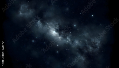 Starry night cosmos Colorful nebula cloud in space galaxy