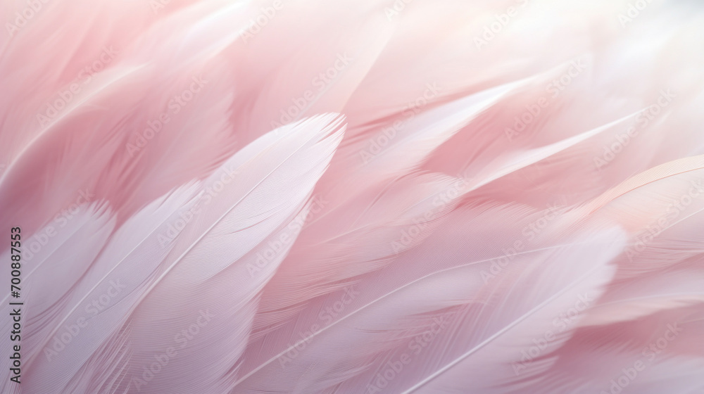 Gentle flowing movement of soft pink feathers creating a tranquil and delicate background. Gentle flowing movement of soft pink feathers creating a tranquil and delicate background.