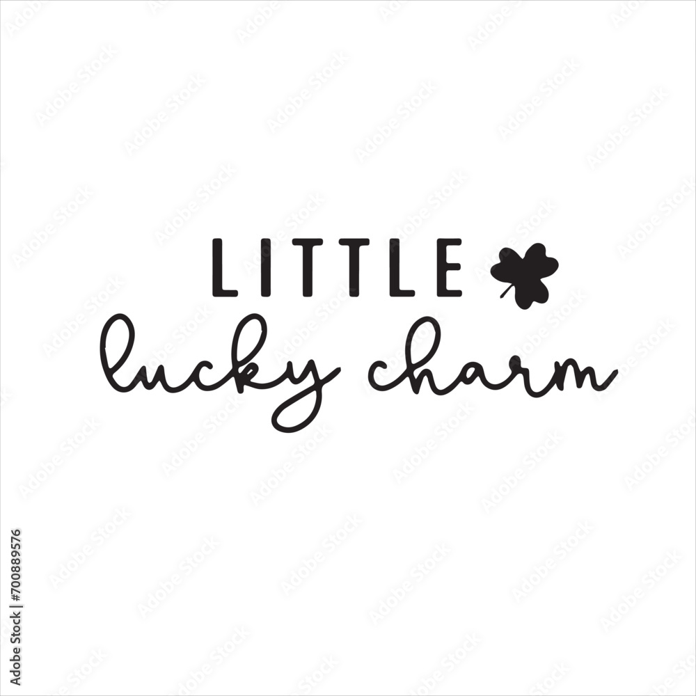 little lucky charm background inspirational positive quotes, motivational, typography, lettering design