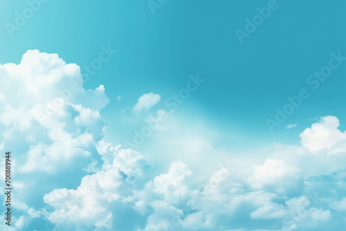 Blue sky and white clouds.Bbeauty bright cover background.