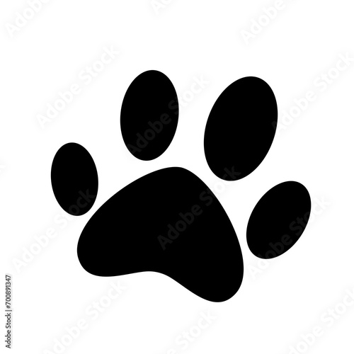 dog cat footprint icon