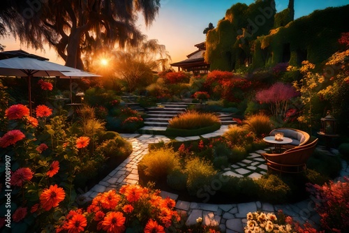 Luxe Evening Garden Sanctuary