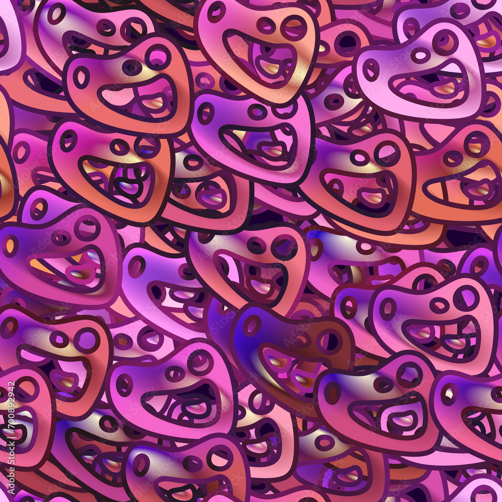 Fototapeta premium Random_amorph_shapes_I