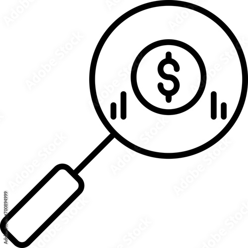 Money Search Icon