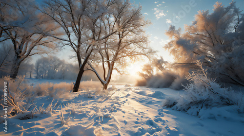 冬の自然の景色 © Rossi0917