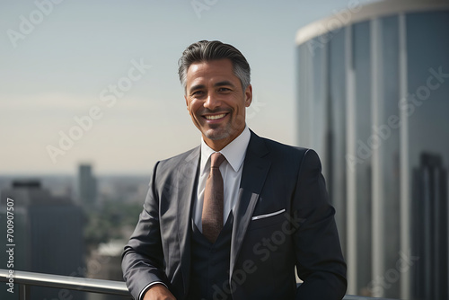portrait of a business man with pretty smile © SAGOR