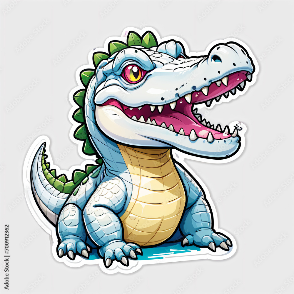 Obraz premium sticker animal (crocodile) #2
