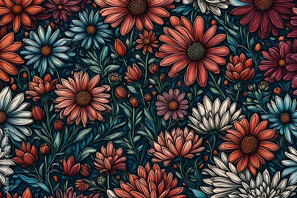 seamless floral pattern seamless floral pattern