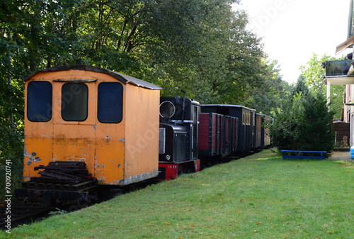 Historical Narrow Gauge Railway in the Town Walsrode, Lower Saxony