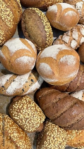 Fresh bread straight out of the oven.