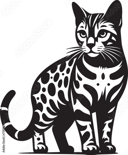Stylized Cat Illustration
