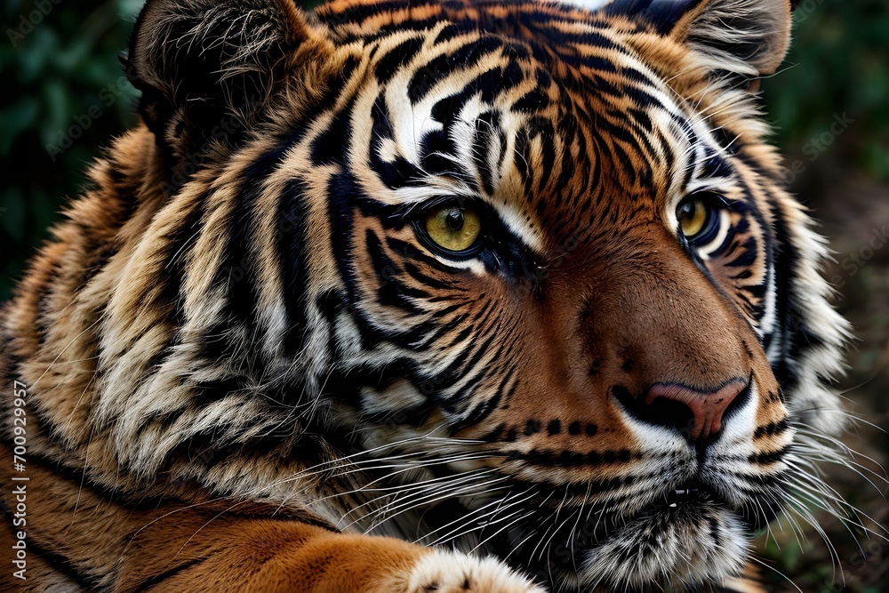 Obraz premium Portrait of a tiger.