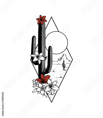 cactus t shirt, Wild west arizona t shirt, desert sunset, cactus  tshirt, cactus flower design, design for poster, cute cactus, desert enchantment, t shirt design, cactus poster design.