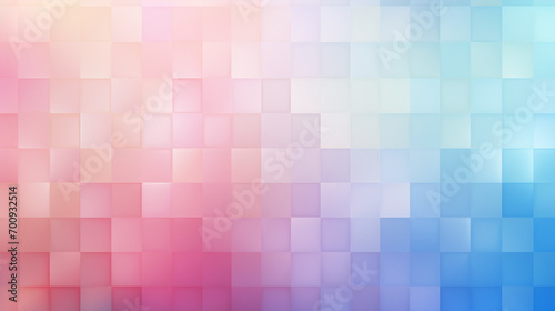 格子状に並んだパステルカラーの正方形のアブストラクト背景イメージ