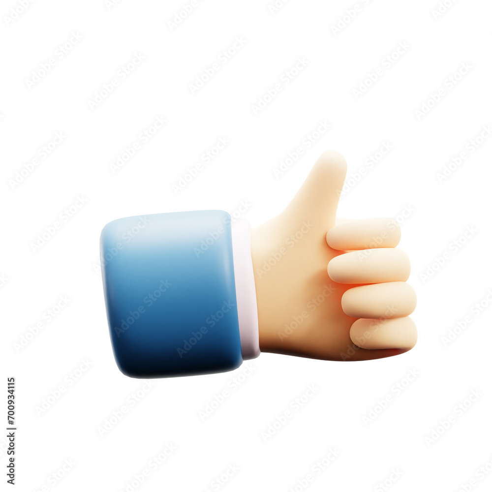 Hand Like 3d Icon Hand Like 3d Icon