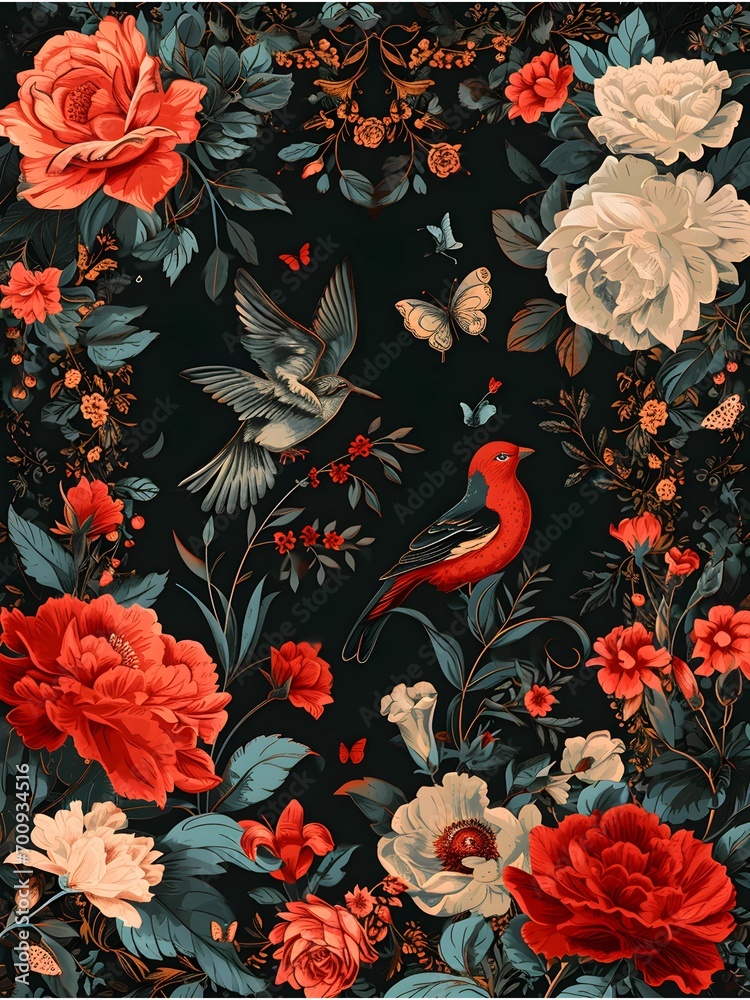 seamless floral pattern seamless floral pattern