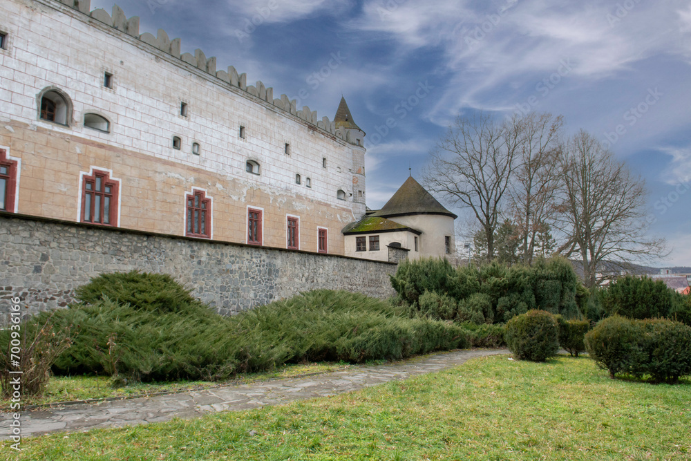 Zvolen Castle. A medieval castle located on a hill near the center of Zvolen. Slovakia.