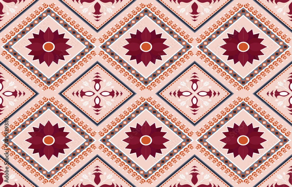 Abstract ikat ethnic pattern background. ,carpet,wallpaper,clothing,mandala,Batik,fabric,sarong.asia style.