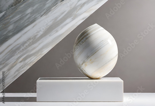 marble sculpture om minimal background