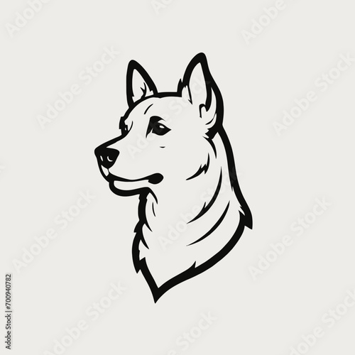 Dog Logo Design EPS format Very Cool 