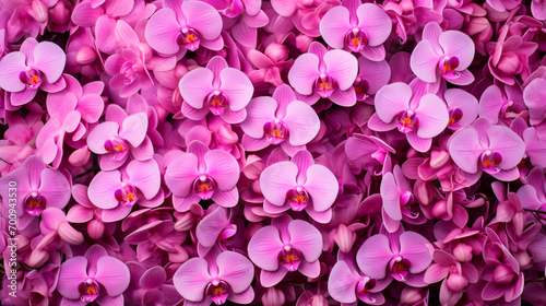 Close-up of Phalaenopsis orchid blooming. Orchid background