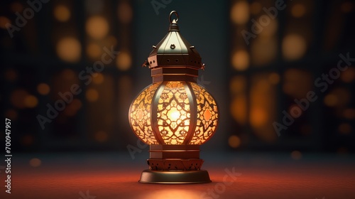 Arabic lantern for Ramadan Kareem, Eid Mubarak