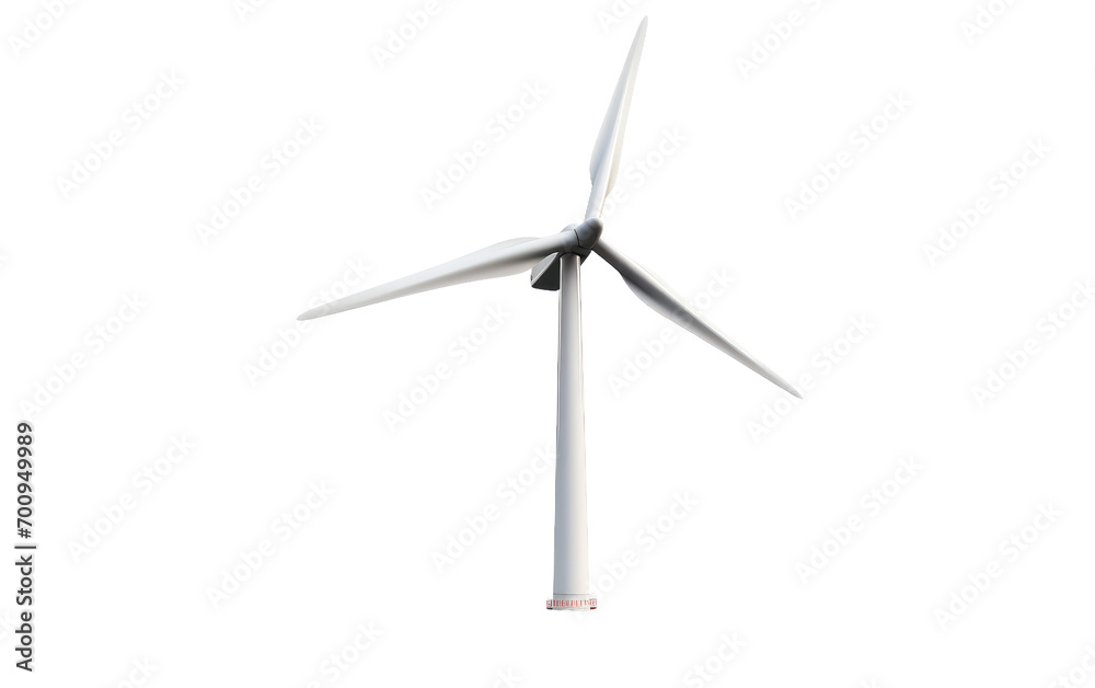 Radiant Visual Featuring Isolated Wind Turbine on a White or Clear Surface PNG Transparent Background. Radiant Visual Featuring Isolated Wind Turbine on a White or Clear Surface PNG Transparent Background.