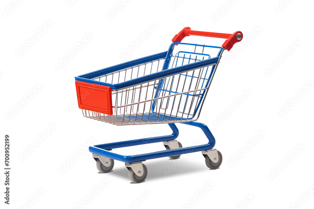 Shopping cart, isolated on transparent background