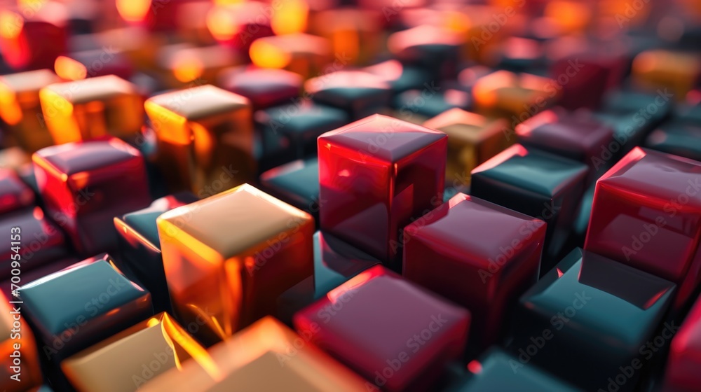 A bunch of colorful cubes sitting on top of each other. Ideal for graphic design projects and illustrations A bunch of colorful cubes sitting on top of each other. Ideal for graphic design projects and illustrations