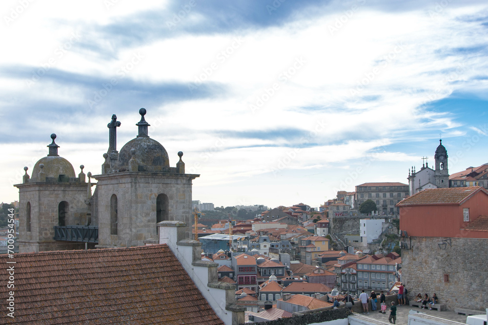 Cityscape of Porto from the cathedra