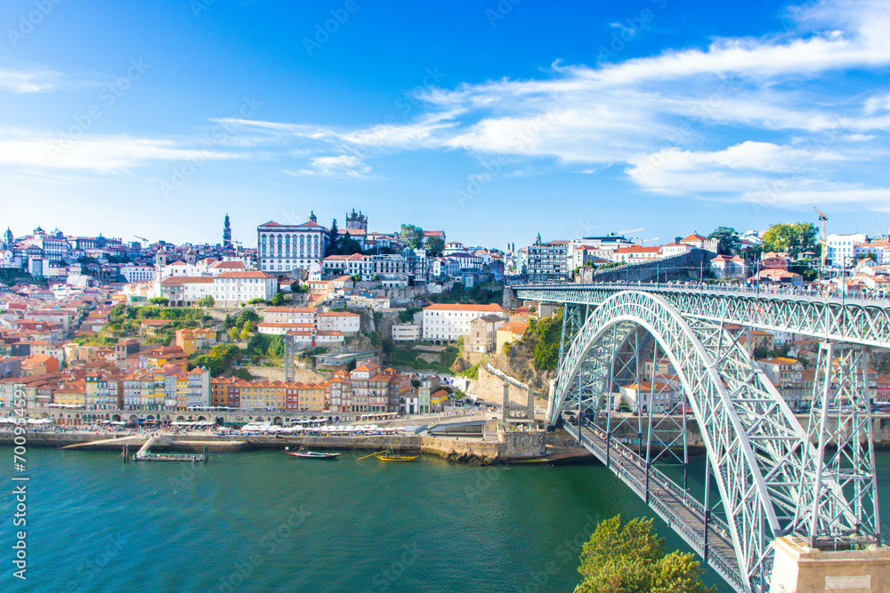 View of Porto from Dom Luis bridge