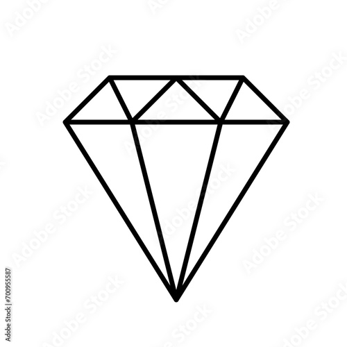 diamond vector icon illustration 