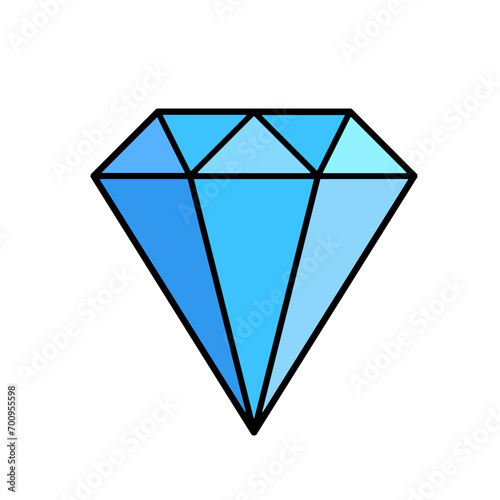 diamond vector icon illustration 