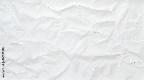White crumpled paper texture background. Crumpled paper background.