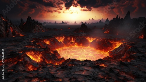 The Fiery Abyss, a volcanic crater © avn99projects