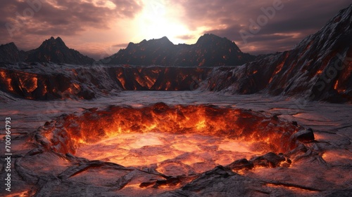 The Fiery Abyss, a volcanic crater © avn99projects