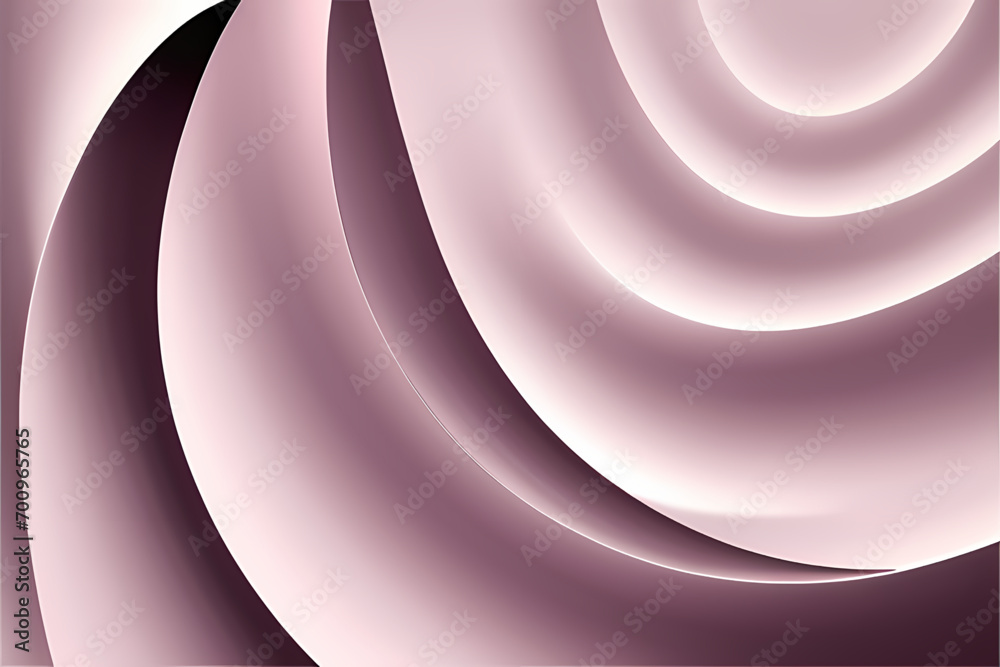 Fototapeta premium Abstract vector wavy lines flowing smooth curve white pink gradient color in concept of luxury, technology, modern.