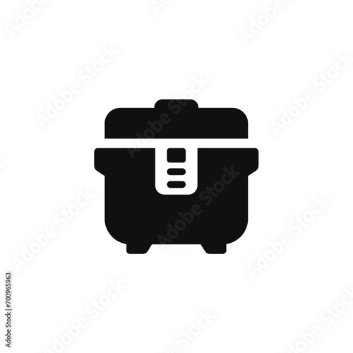 Rice cooker icon isolated on transparent background
