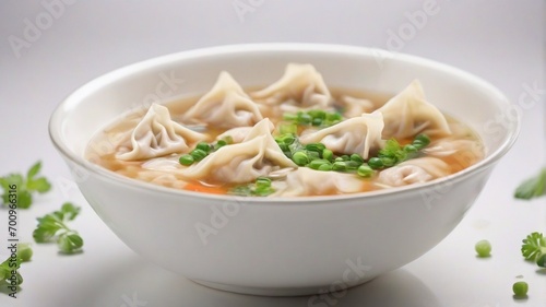 delicious wonton soup bowl