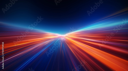 blue and white high seed, fibre optics, cable, data transfer, light speed, modern light arc, abstract background