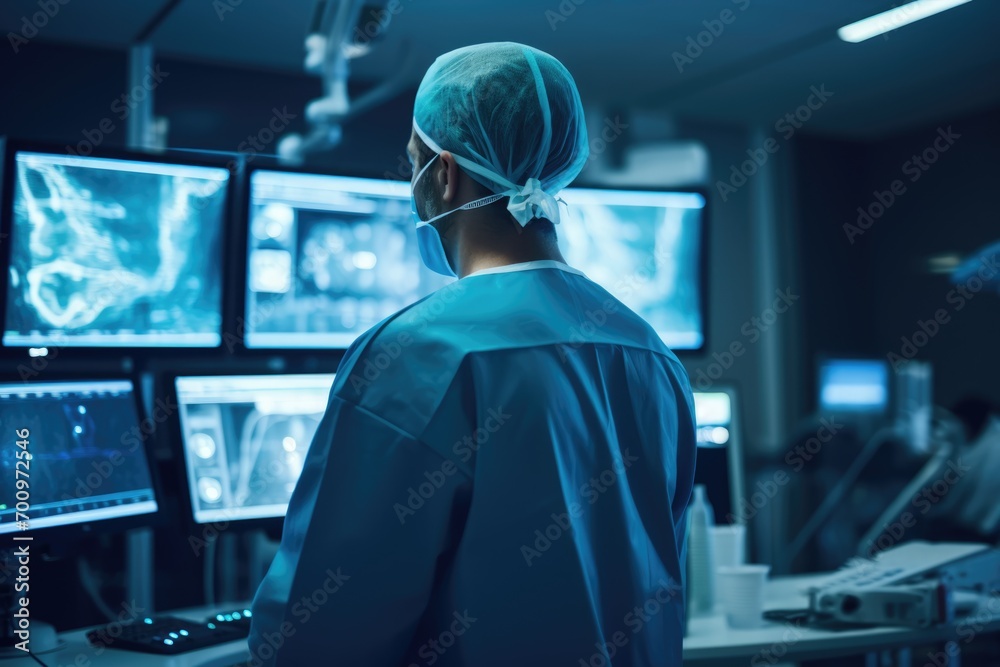 doctor working in futuristic hospital with medical high tech healthcare
doctor working in futuristic hospital with medical high tech healthcare