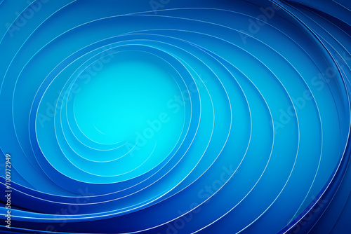 Abstract vector wavy lines flowing smooth curve blue gradient color in concept of luxury, technology, modern.